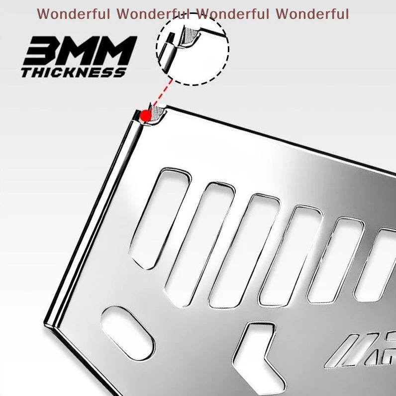 ARM Heavy Duty Stainless Steel Motorcycle Radiator Guard With Anti Scratch Rust Resistant