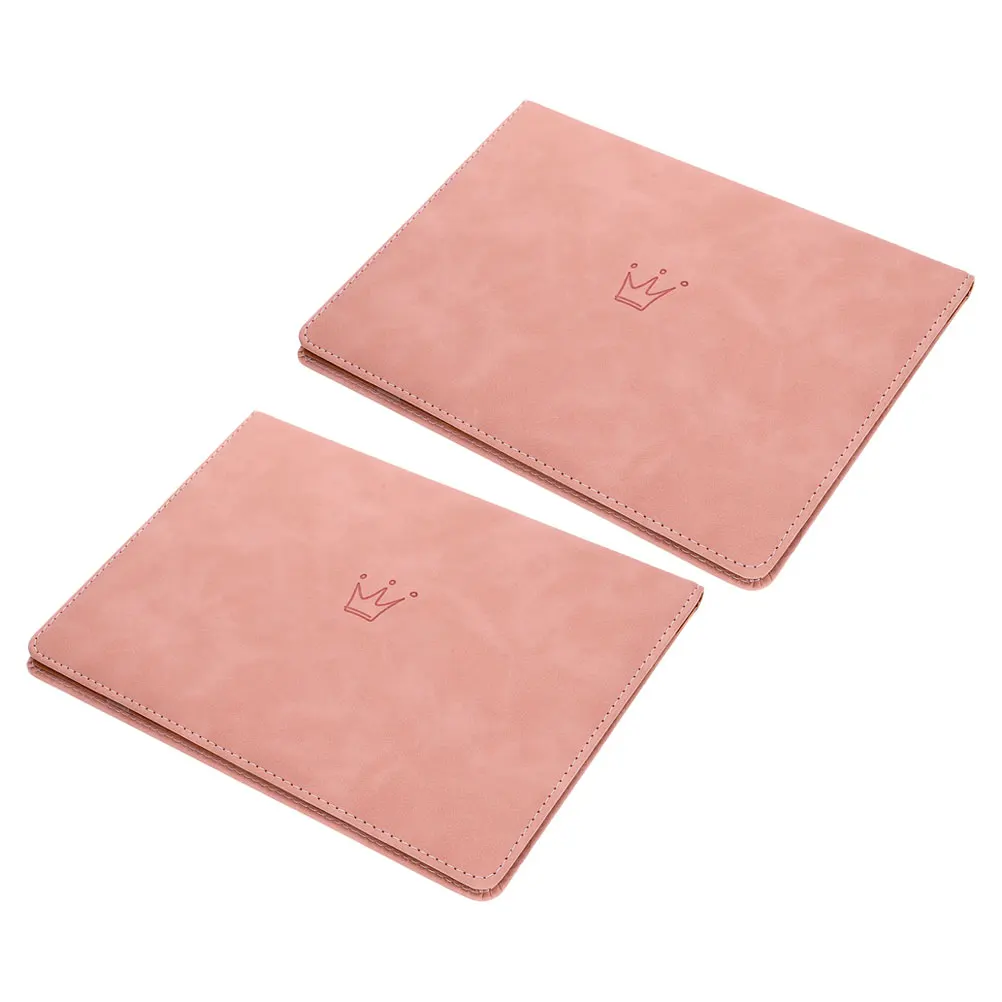 

2pcs Faux Birth Certificate Holder Folding Protective Sleeve Cover Organizer For Documents Easy Viewing