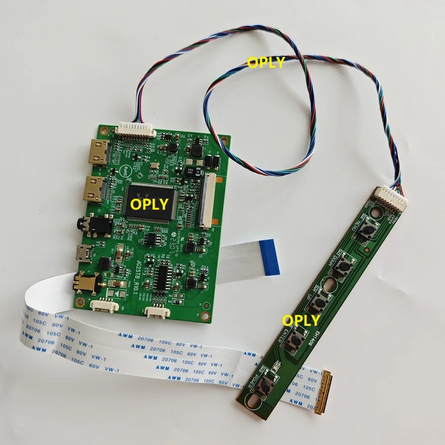 

2 мини-HDMI-совместимых контроллера micro USB EDP для светодиодной панели 2560x1600 N180GME-GAA N160GMT-GTB NE133QDM-N60 NE133QDM-N65