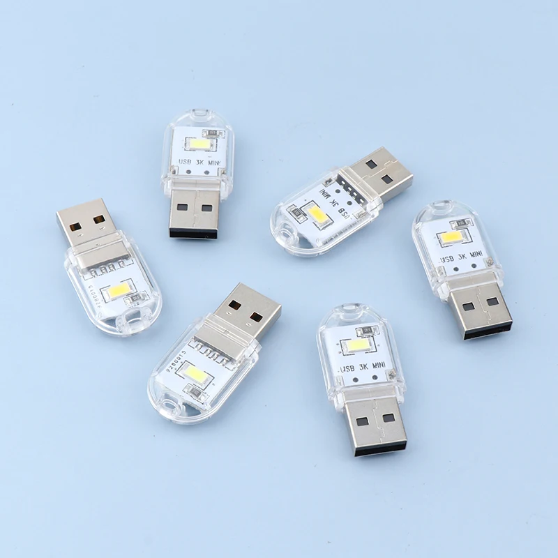 Lampka LED USB Ultra jasny lampa do czytania lampka nocna 2/10/20 Led do notebooka