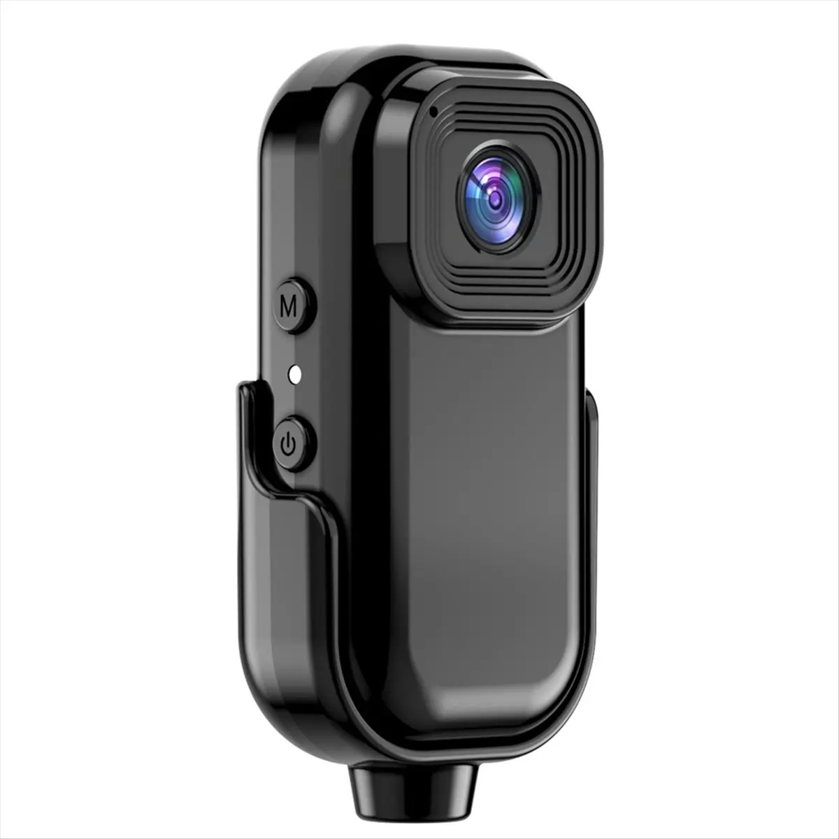 WiFi 1080P HD Body Camera Portable with Screen Back Clip Sport DV Handheld Cycling Recorder Law Enforcement VCR Black