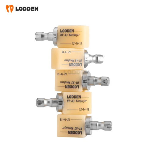 Imagen 2 del producto LODDEN 5 uds bloques de cerámica de resina compuesta Dental de cerámica híbrida monocapa 18-14-12 para materiales de restauración instantáneas en la silla,bloques cerec,resina dental,odontología materiales,bloque para