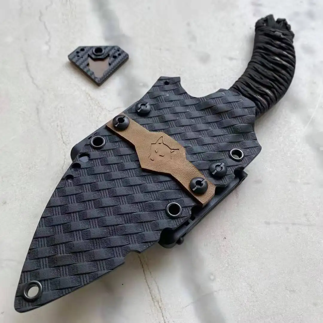 HOLSTEX knife sheath K plate KYDEX thermoplastic plate forming basket weaving Basket Weave Sheet