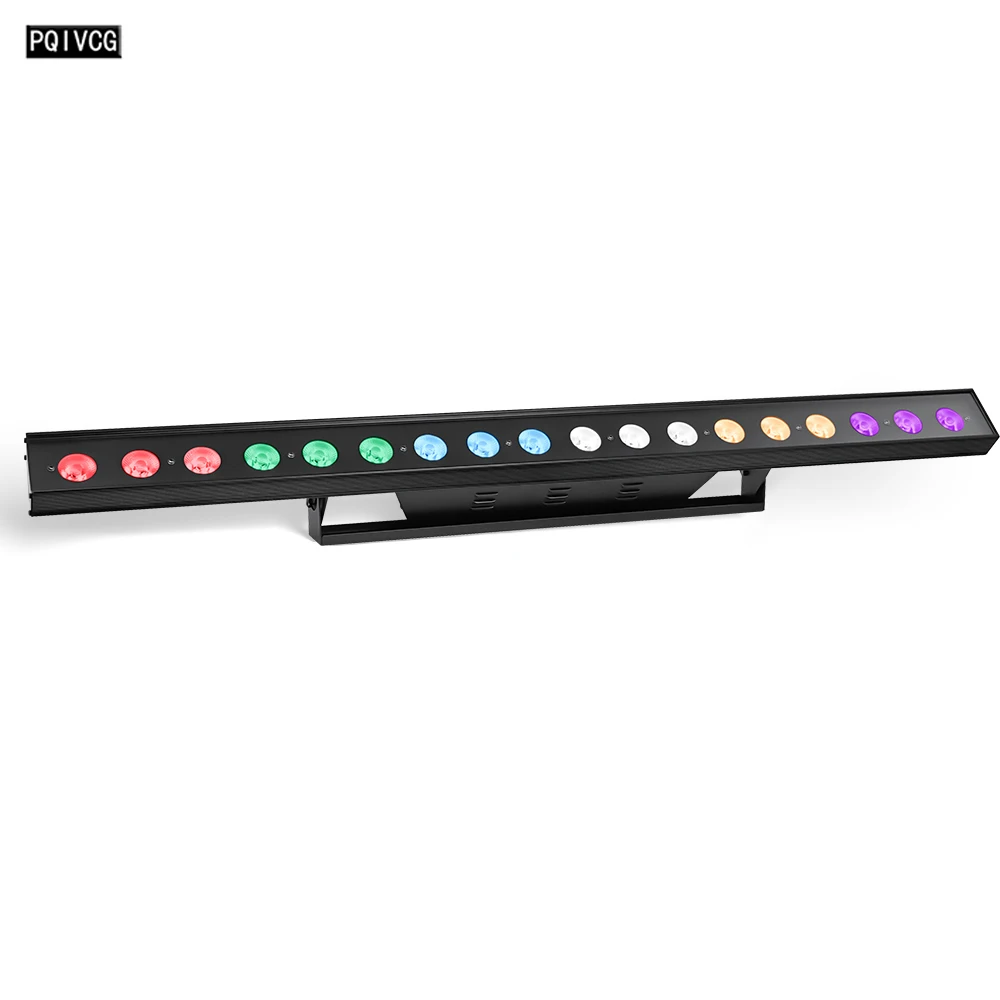 

18x10 Вт RGBW 4-в-1 Светодиодные настенные светильники 6-сегментного управления Светодиодные настенные светильники 200 Вт Светодиодная панель для сценического освещения