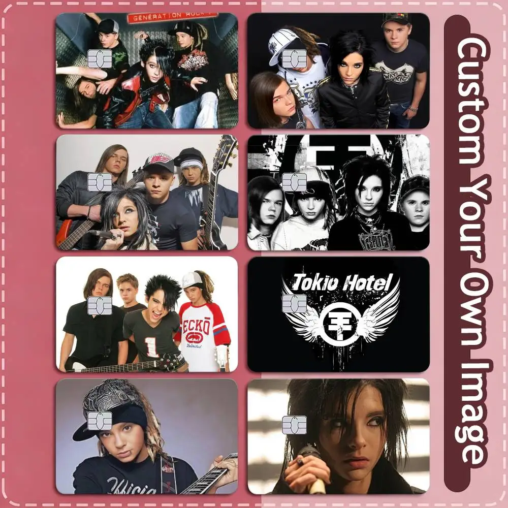 Tokio Hotel Band  Credit Card HD Stickers Game Card Decal Small Chip Waterproof Sticker Gift