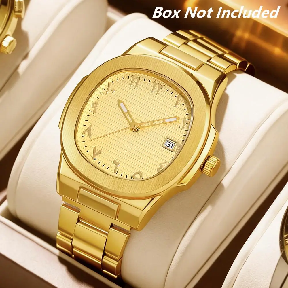 Latest Design Men's Quartz Watch Stylish Versatile Wristwatch Multiple Colors Available for Various Occasions No Gift Box Includ