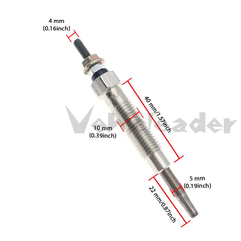 4x Car Heater Glow Plugs For Mitsubishi /SHOGUN /PAJERO /2.8 /4M40T /4M40 /GP5501/Gp7554/PM165/ME201632 Modification Accessories