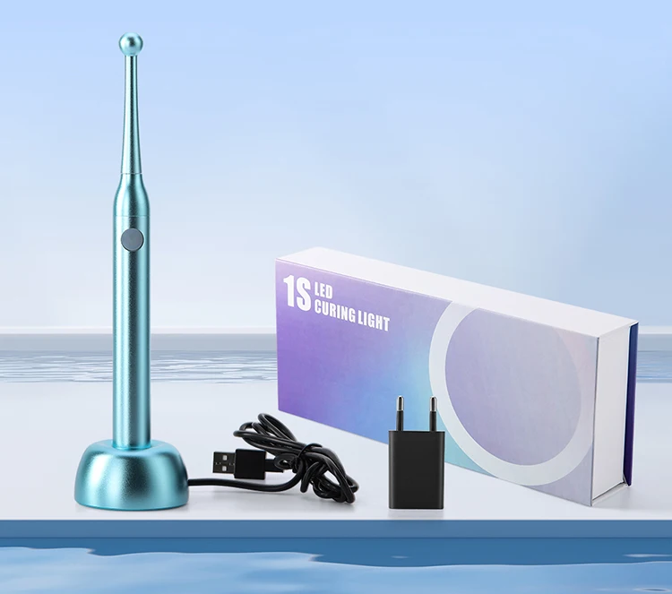 AZDENT Dental LED-Härtungslampe, kabellose Heilungslampe, Lichtintensität 800–2300 mW/cm2, 1 Sekunde Aushärtung, 10 W, Hochleistungs-Zahnmedizinwerkzeug – Detail 9