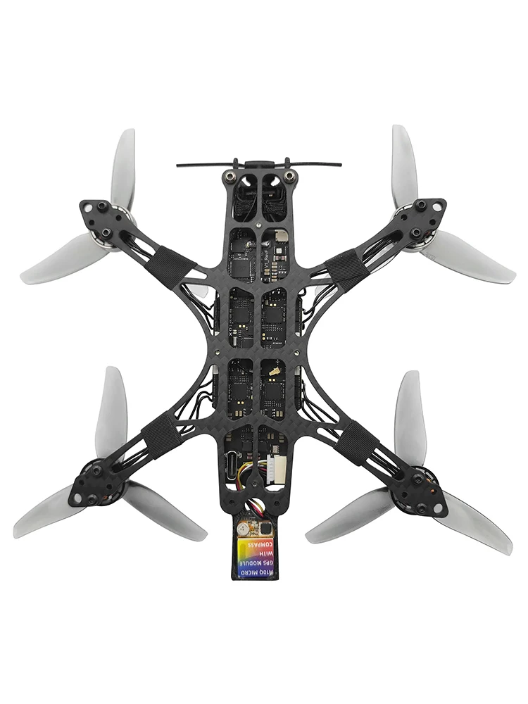 NewBeeDrone LionBee 3 inch Long Range ELRS 2.4G AIO Developer Kit 800mW VTX met M10Q Micro GPS - afbeelding 2