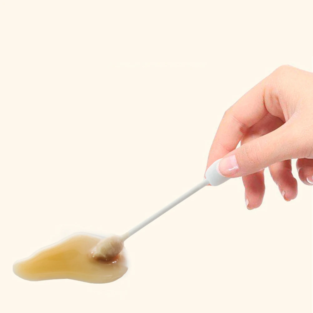 

224pcs Baby -Friendly Natural Large Safety Head Gourd Shape Ear Buds Kids Newborns Odorless Double Headed Swabs Baby