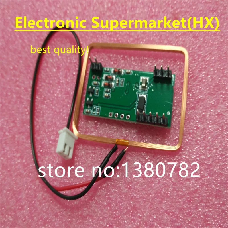 

Free shipping 10pcs/lots RDM6300 ID card reader module RFID RF module UART serial port output In stock!