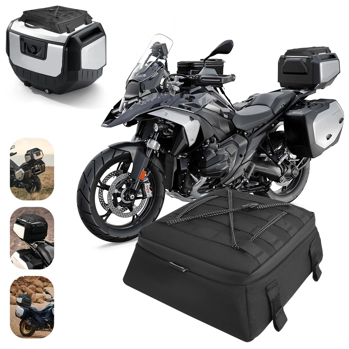 

For BMW R1300GS R 1300 GS GS1300 R 2023- Motorcycle Accessories Top Case Bag GS1300 Top Box Portable Travel Waterproof Tool Bags