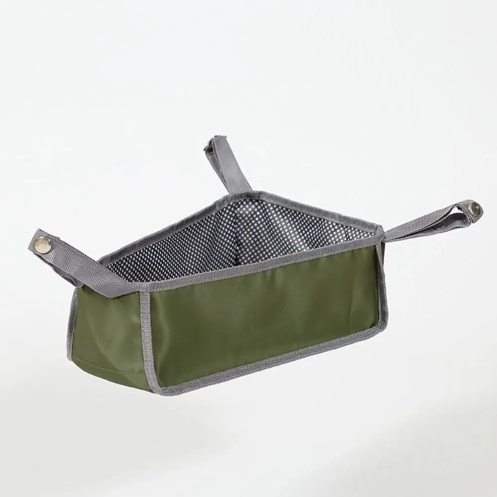 Oxford Cloth Baby Stroller Basket Water-proof Large Capacity Stroller Bottom Organizer Easy To Install Hard Board