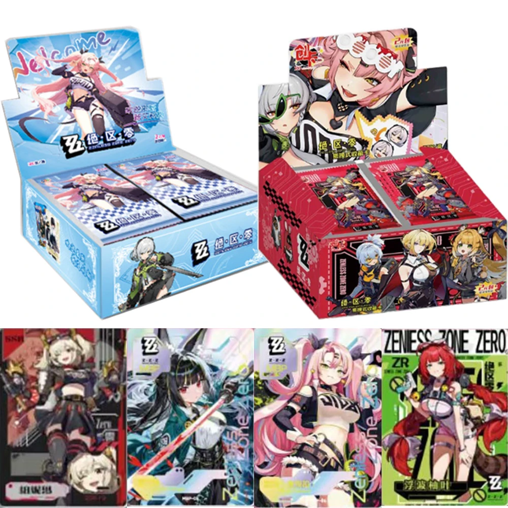 Zenless Zone Zero Cards Deluxe Edition Booster Pack Limited Silver Flash Card Anime Game Trading Collectible Cards Toys Gifts