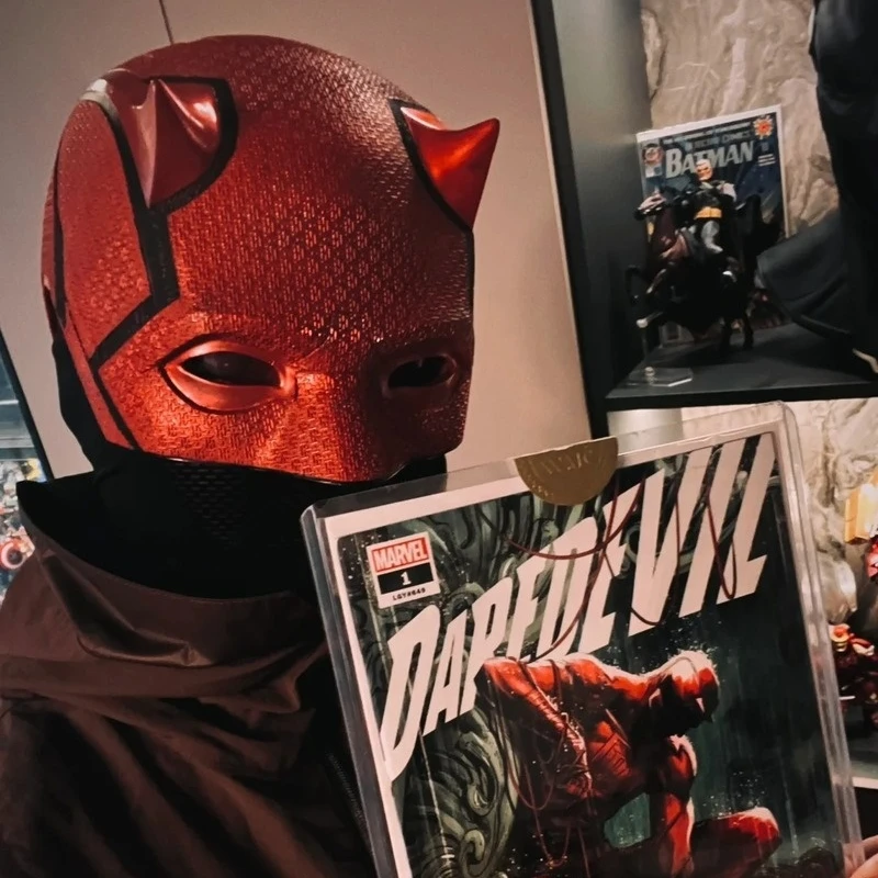 

Daredevil Reborn Mask And Helmet: High-Quality Cosplay Props For Halloween, Movies, And Film Productions And Birthday Gifts Toys