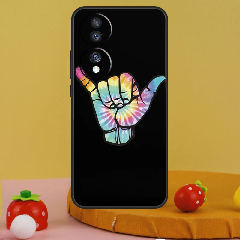 Surfer Surf Hang Loose Shaka Case For Honor 200 Pro X9c X9a X8a X7a X6a X7 X8 X9 X8b X9b 50 70 90 Magic 5 6 Lite Cover