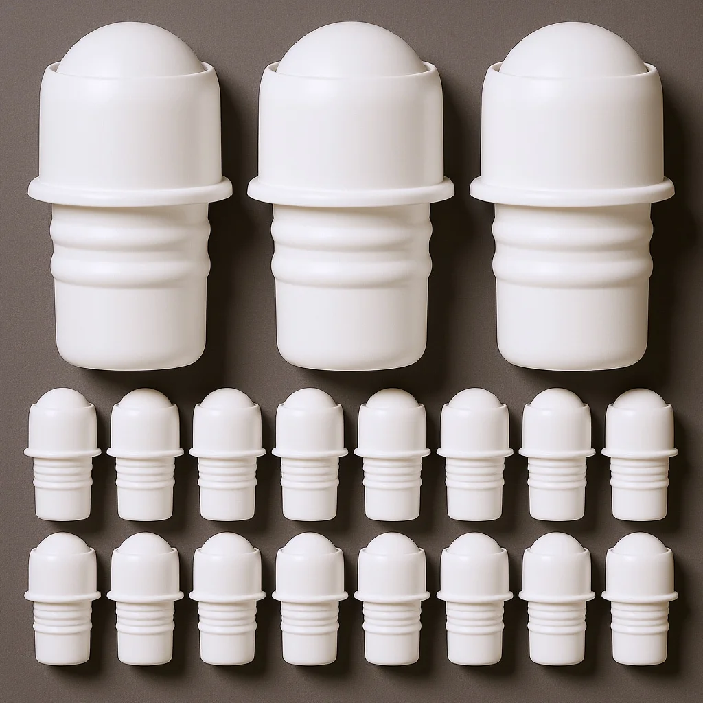 

50Pcs Roller Essential Oil Bottle Inserts Smooth Rolling Ball for Perfume Refillable Roll on Bottles Roller Ball Inserts