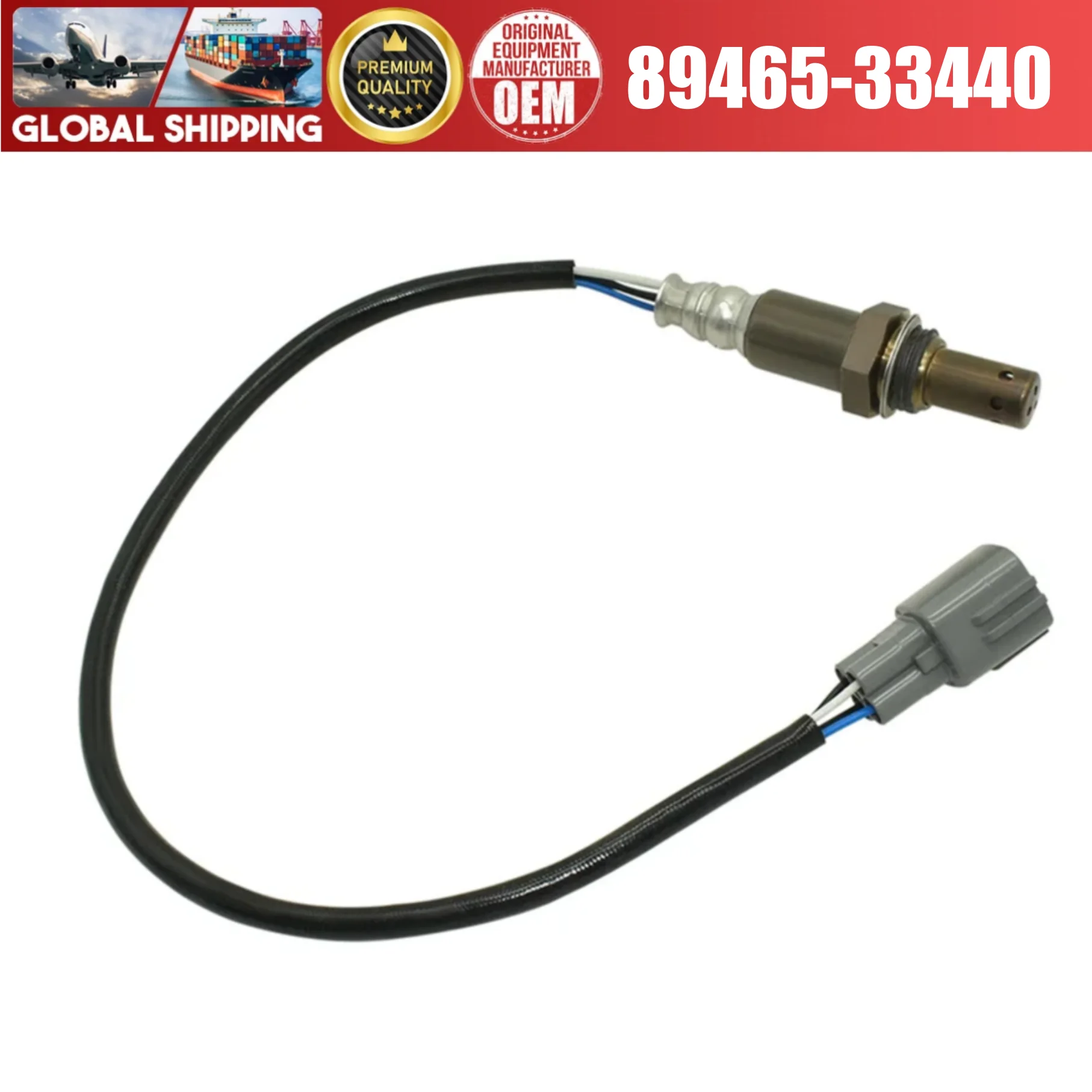 Nuevo Sensor de Oxígeno Trasero 89465-33440 Compatible con Lexus ES240 DAIHATSU CUORE TERIOS Toyota RAV4 PICNIC CAMRY YARIS VERSO CARINA E