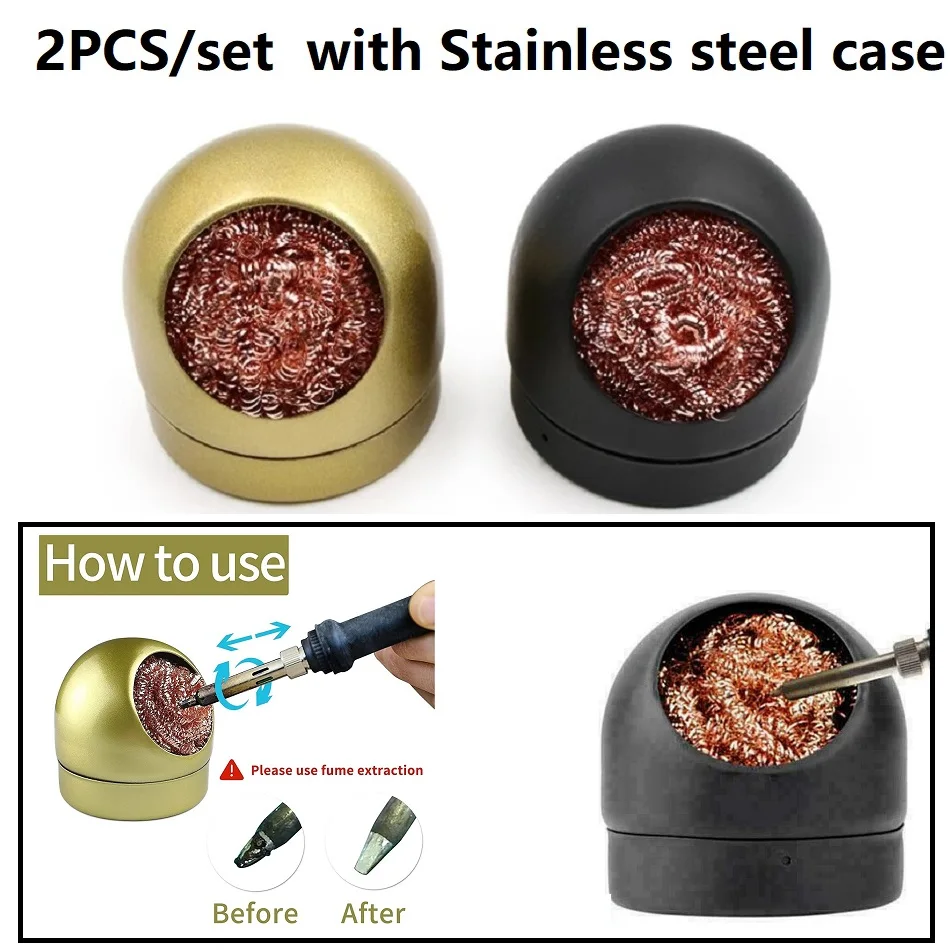 Tool Solder Iron Tip Dross Cleaner Tools Replacement Soldering Spare Welding 60mm Accessories Cleaning Steel Ball