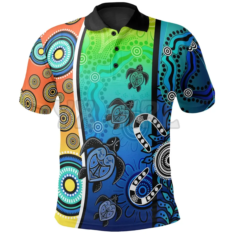 

2022 Summer shirts women for men Australia Aboriginal Torres Strait Blood In Me 3D printed Short sleeve t shirts Tops camisas