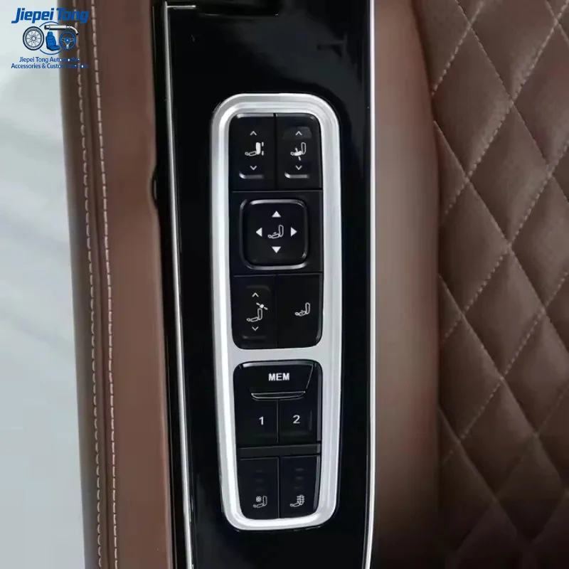 Suitable For Luxury Electric Seats - Customizable Aviation-Inspired MPV Interior Accessory with Premium Leather Make