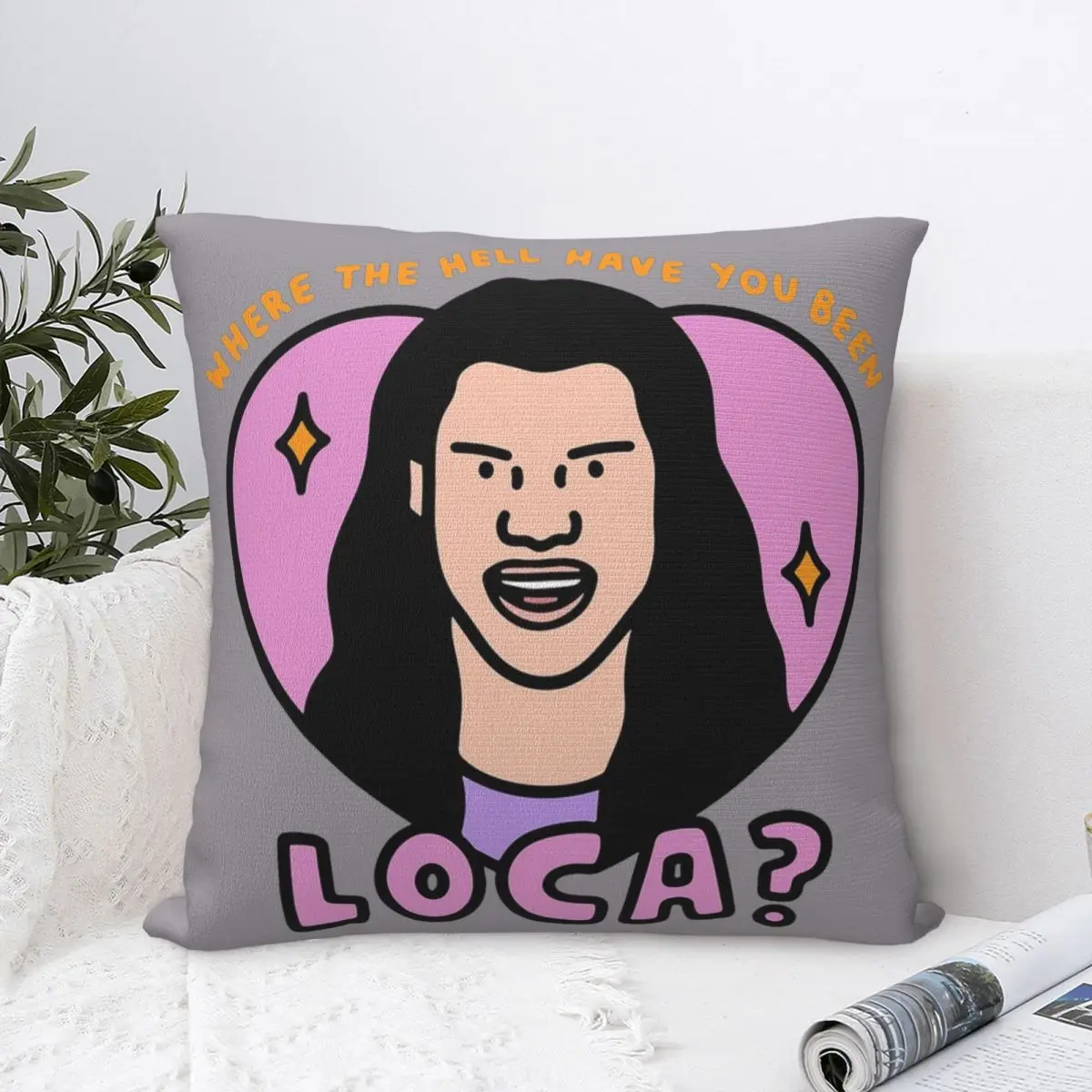 Where The Hell Have You Been Loca Twilight Pillowcase Printing Cushion Cover Decorative Throw Pillow Case Cover Car Square 40X40