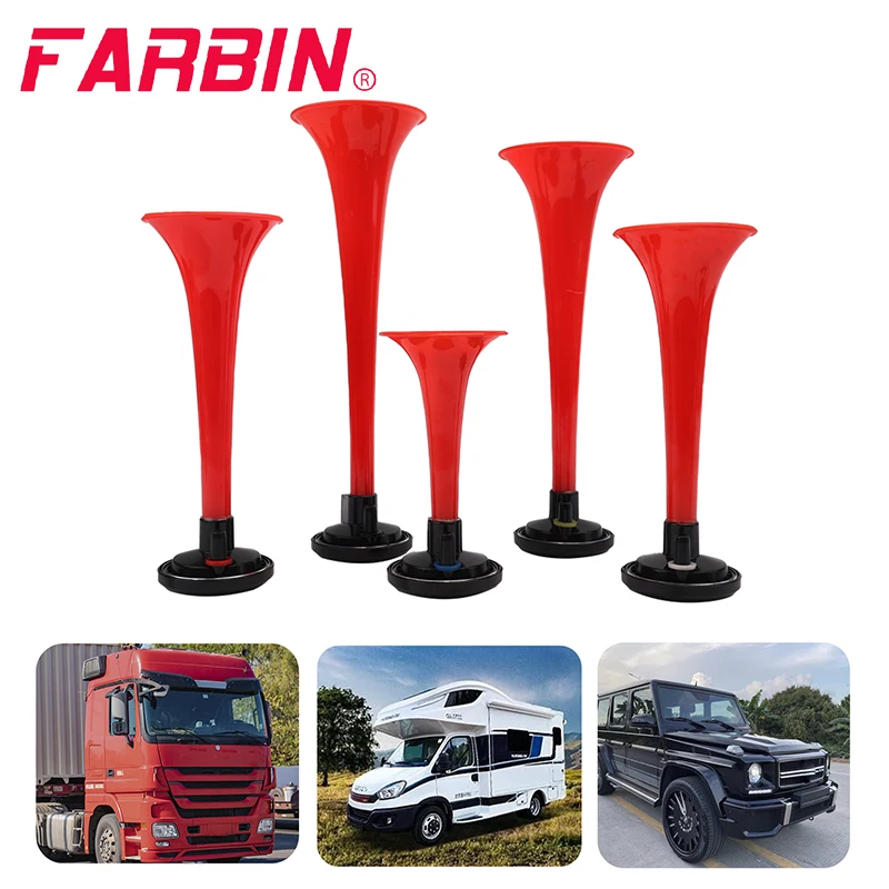 

FARBIN Universal 12V Super High Voice Music 120DB Air Horn Multi-Tone Five Tube For Motorcycle Car Truck Boat Steam Whistle