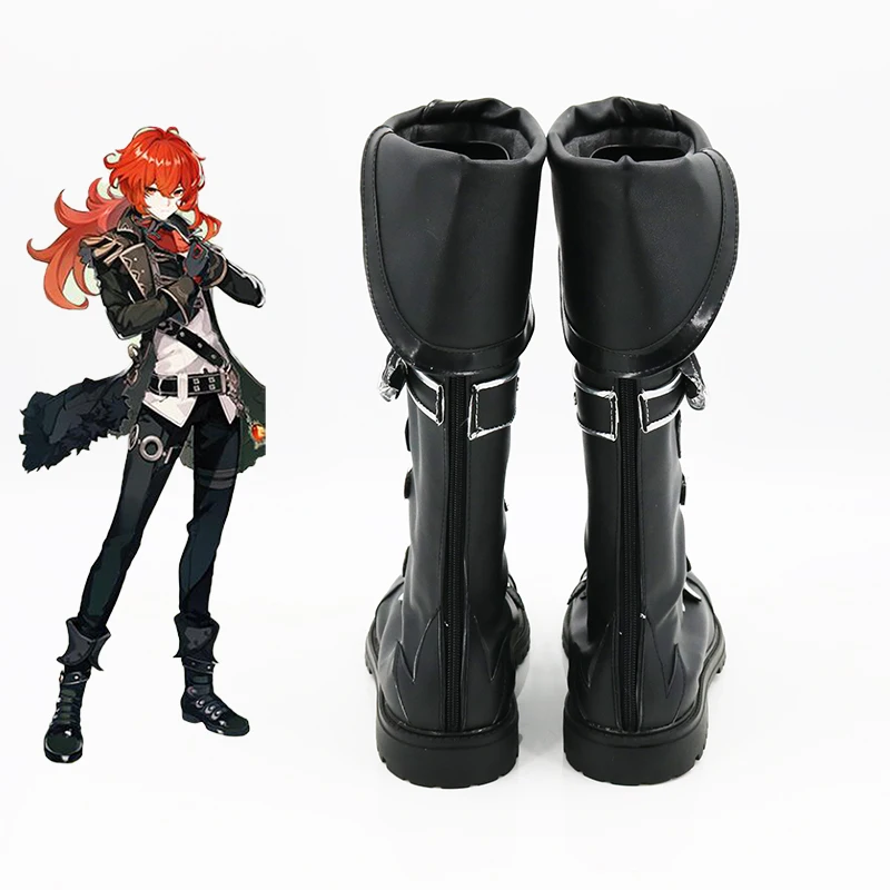 Buty Diluc Ragnvindr Cosplay buty na Halloween