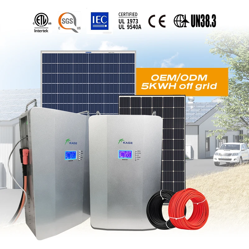 Powerwall off Grid 48V 100ah LiFePO4 Battery 5KWh Solar Home Energy Storage System 51.2v Powerwall