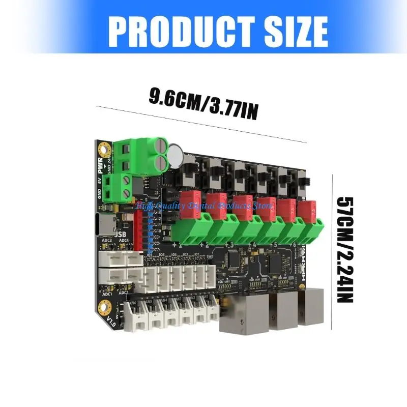 u2je hexa distro lovions لوحة التحكم في الطابعة التي تتميز 6 USB Port 6 Can2.0 #6