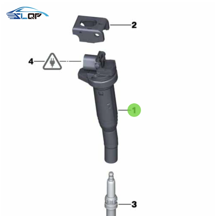 1/4PCS 12138616153 Performance Uprated Ignition Coil Fit For BMW 328i 650i 550i M6 750i E60 E61 F10 M3 X3 Z4 12137575010