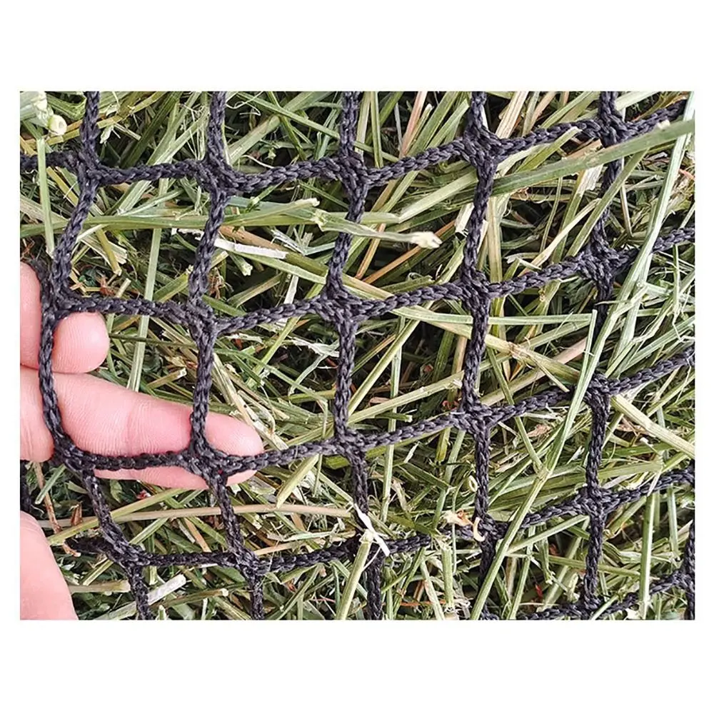 1 قطعة جديد تغذية بطيئة القش صافي سعة كبيرة 80x90 سنتيمتر الحصان القش حقيبة معلقة القش المغذية حقيبة للخيول الماعز الأغنام #4