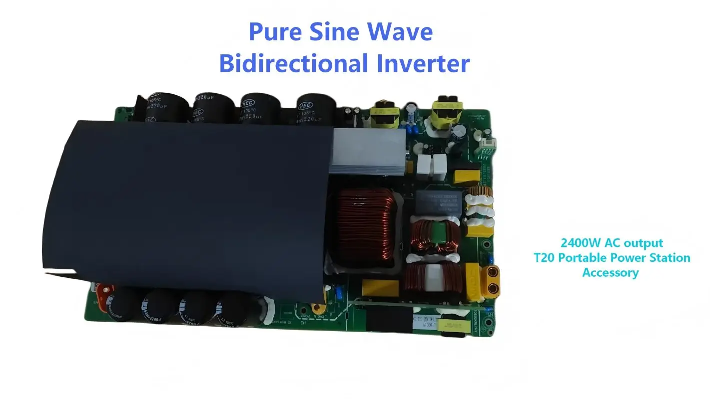 

Pure Sine Wave Bidirectional Inverter with 2400W AC Output Power