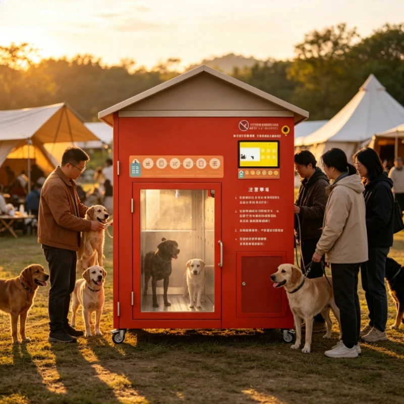 Customized Self‑Service Dog Washing and Drying Station Pet Bathing Machine Stainless Steel for Pet Store Apartment Community