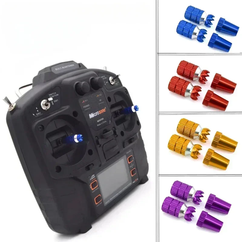 หัวโยกอะลูมิเนียมสำหรับรีโมทคอนโทรลรถบังคับและเครื่องบินบังคับ 2 ชิ้น ขนาด M3 3 มม. สำหรับ MC8B 6C AT9 FUTABA อะไหล่ DIY