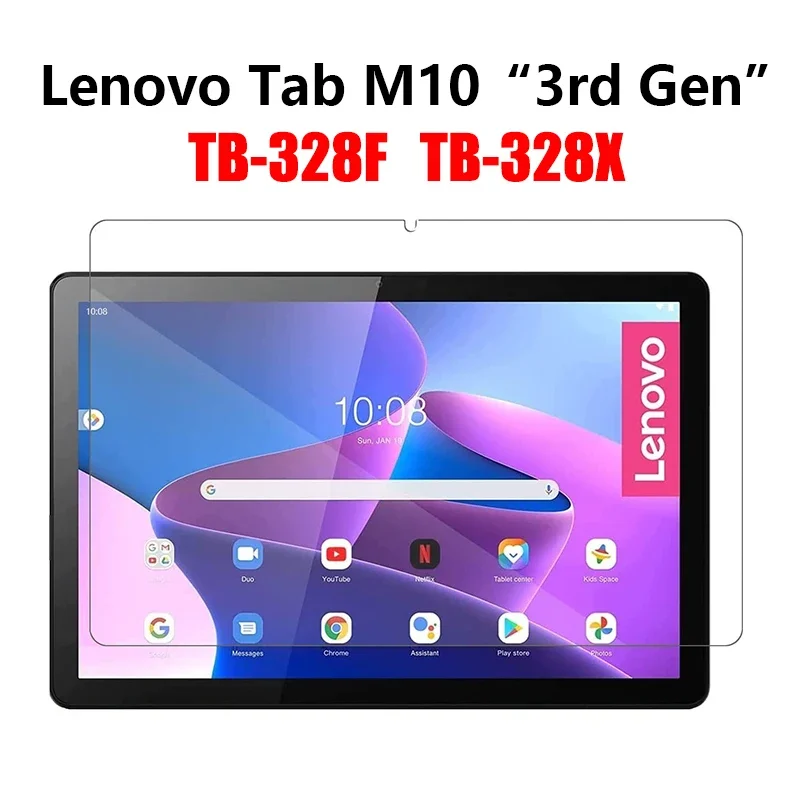 For Lenovo Tab M10 3rd Gen 10.1 Inch 2022 Tempered Glass Screen Protector TB-328XU TB-328FU Tablet HD Protective Film