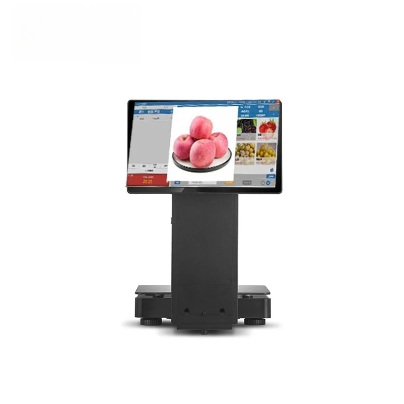 

Dual-screen cash register scale all-in-one machine, electronic scale, intelligent weighing and printing cash register