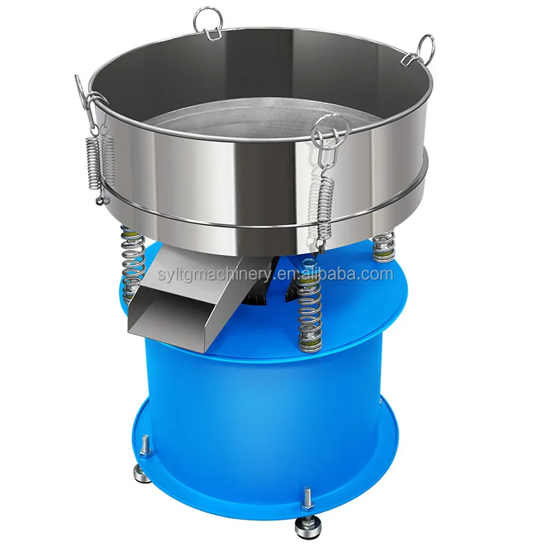 

Stainless Steel Cereal Flour Cassava Flour Round Vibration Sifter Powder Sieve Machine Plastic Granules Vibrating Separator