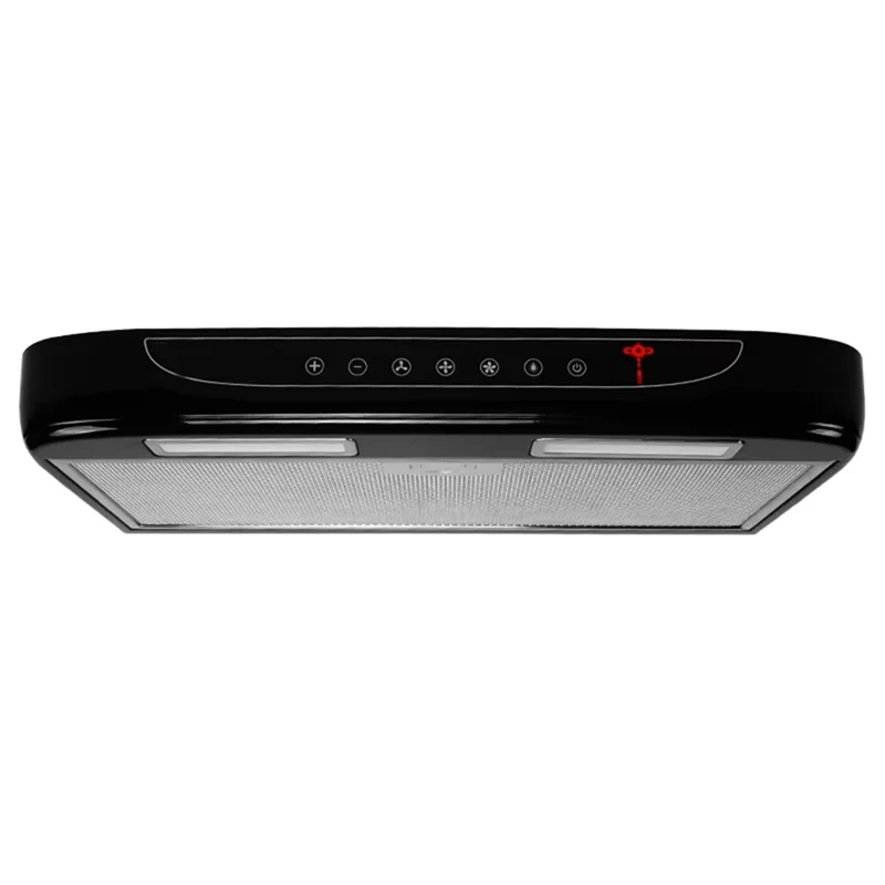 Classy-Caravan Range Hood Caravan Accessories Dual LED Light Design Black Super Oil Absorber Suitable For RV Motorhome Camper