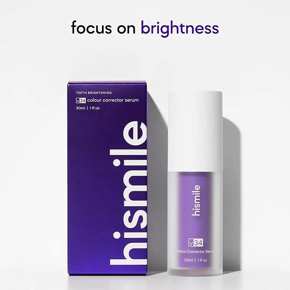 Purple Whitening Toothpaste Deep Cleaning Stain Removal Dentifrice Freshing Breath Oral Care Essentials for Home Daily Life 30ml