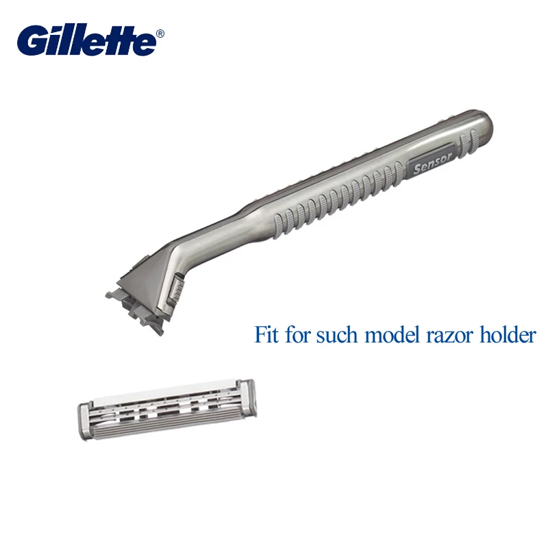 Gillette Sensor Excel lama di rasoio da uomo barba facciale rasatura lame di rasoio a doppio strato per Gillette Vector 3 Razor