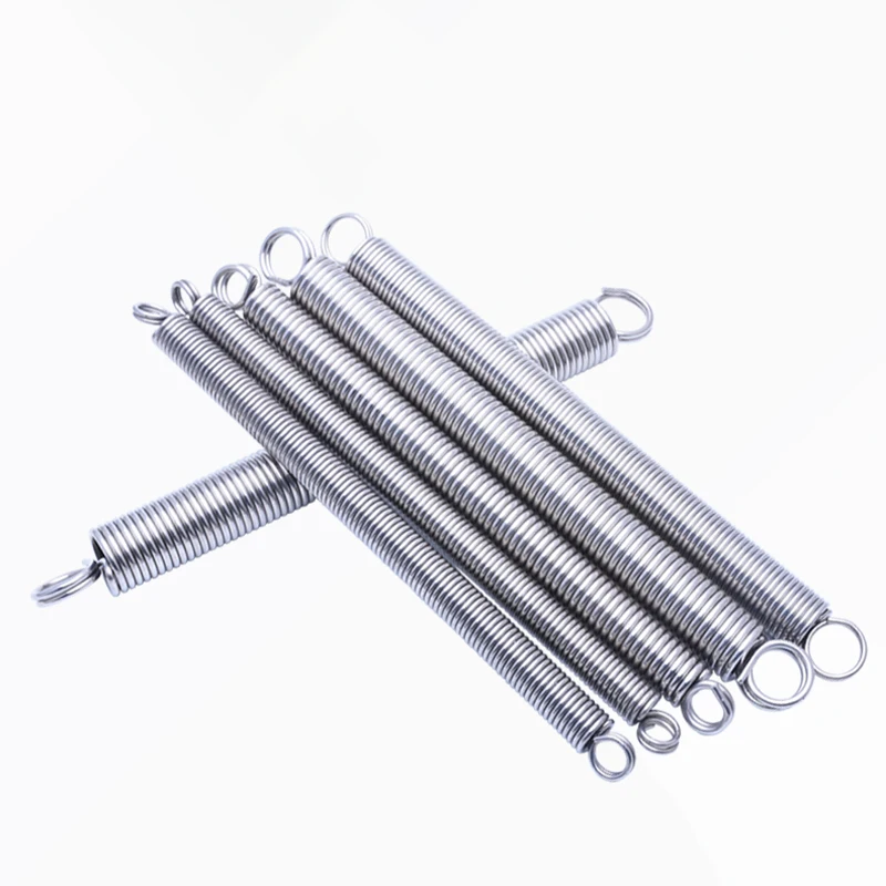 1PCS 3mm/4mm Wire Dia 304 Stainless Steel O Ring Hook Extension Spring Tension Spring Coil Spring Dual Hook Spring L=300mm