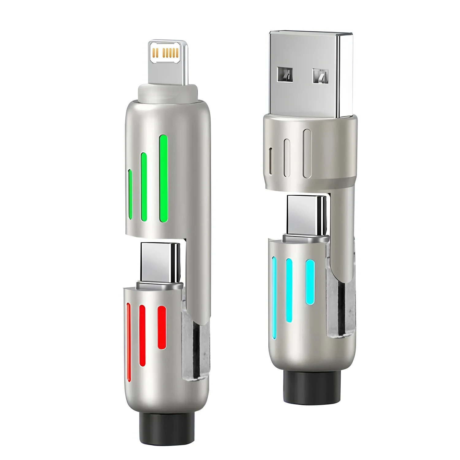 4-IN-1 240w USB Type C To USB C Cable PD Fast Charger Wire For iPhone 16 Pro Max 15 iPad Xiaomi Samsung Tablet 1M Data Cord