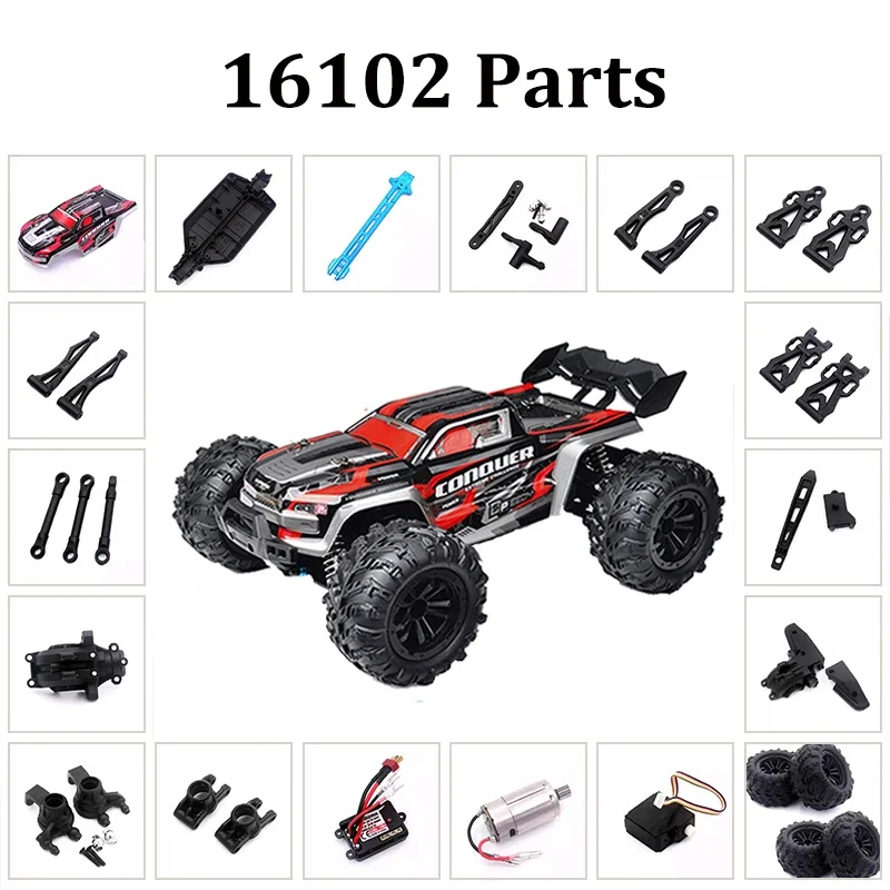 16102 16101 SCY RC Automotive Parts Shaft Gear Tie Rod Steering Cup Rocker Arm Motor Connector Steering Gear Tire Screw Wave Box