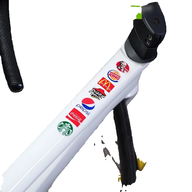 AliExpress Creative Bicycle Sticker Hamburg Ice Cream DIY Decoration Decals For MTB Road Bike Frame Waterproof cycling accessories