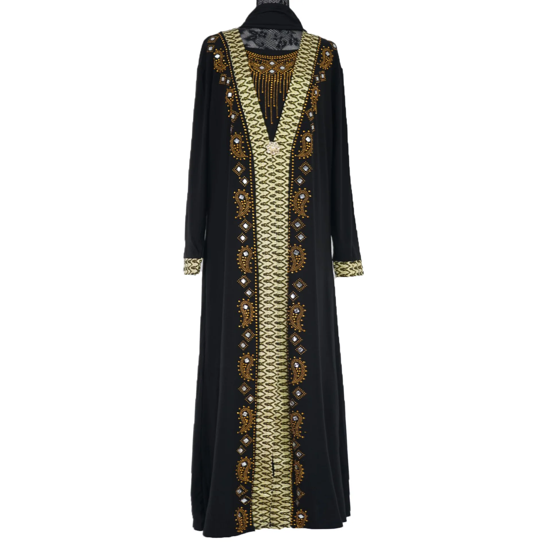 African Maxi Dresses for Women Elegant African Women Diamonds Traditional Dashiki Boubou African Robe  African Clothes