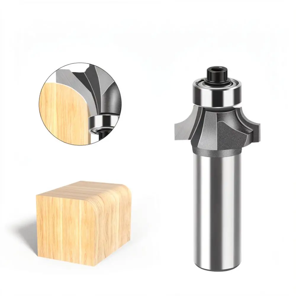 For For Furongjincheng Woodworking Round Over Router Bit Milling Cutter Trimmer Wood Edge Forming Carpenter Tool Milling Edge