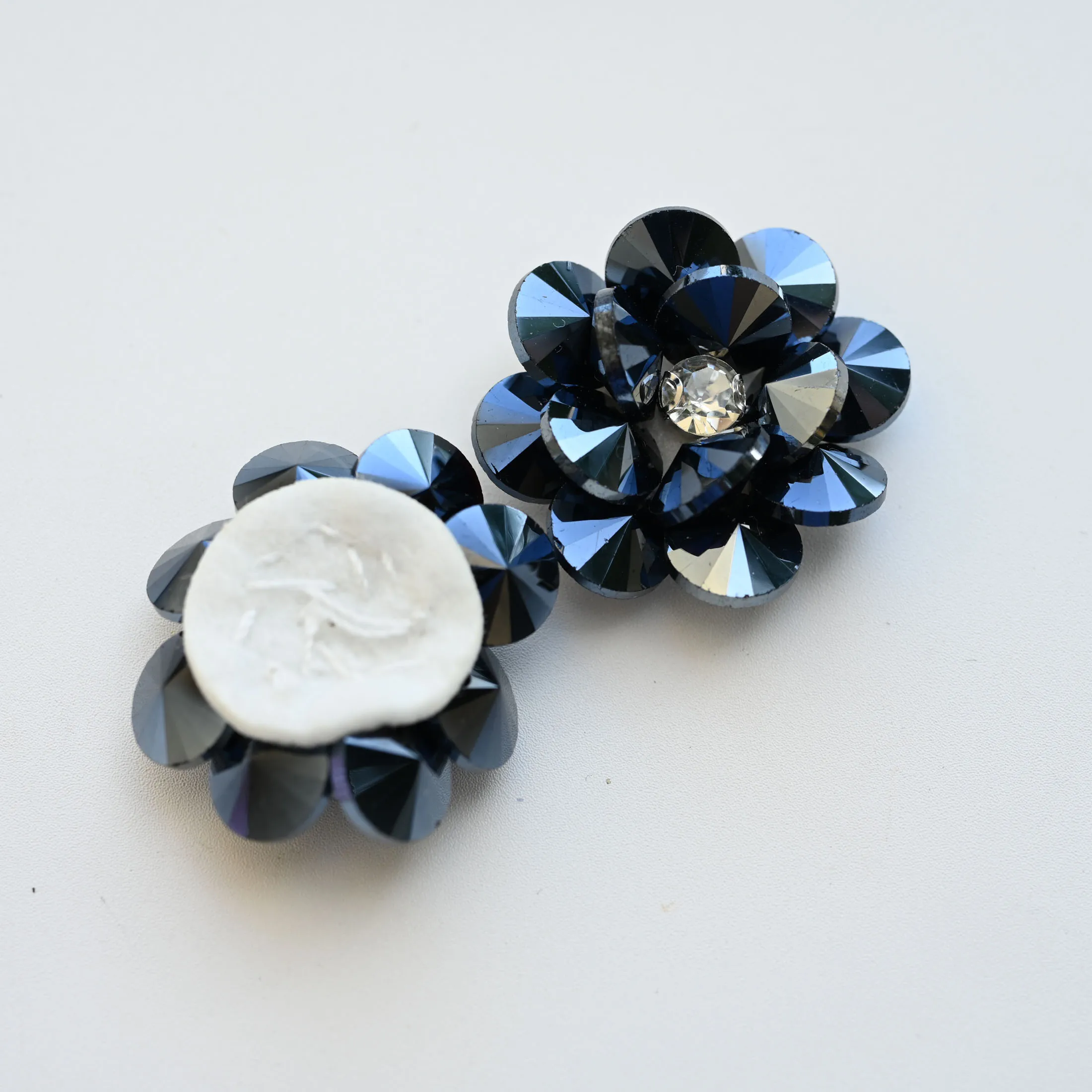10 Stück/Set Kristallperlen-Applikationen für Kleidung zum Aufnähen, Blumen-Dekorationspatches, bestickte Applikationen für Kleidung – Detail 6