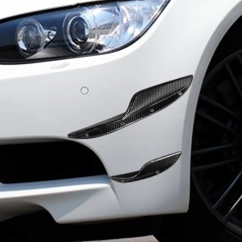 Car Front Bumper Carbon fiber Wind knife For BMW 3 Series E92 2006-2012