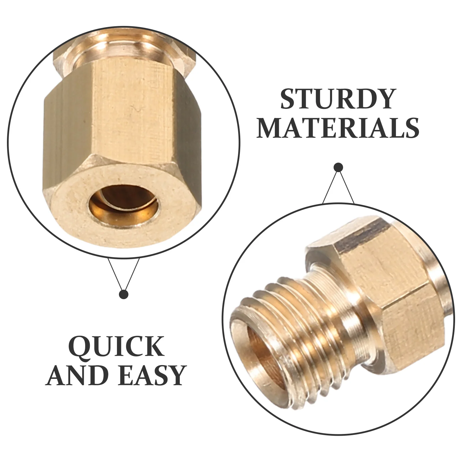

Oil Hose End Adapter Strengthened Fuel Line Fitting Quick Install for Vehicle Fuel Hose Accessory Car Accessories